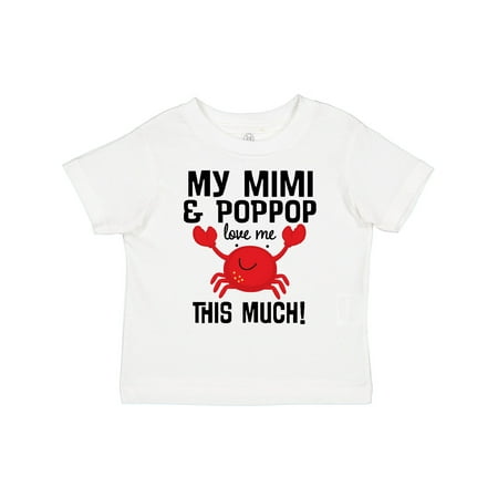 

Inktastic Mimi and PopPop Love Me Gift Toddler Boy or Toddler Girl T-Shirt