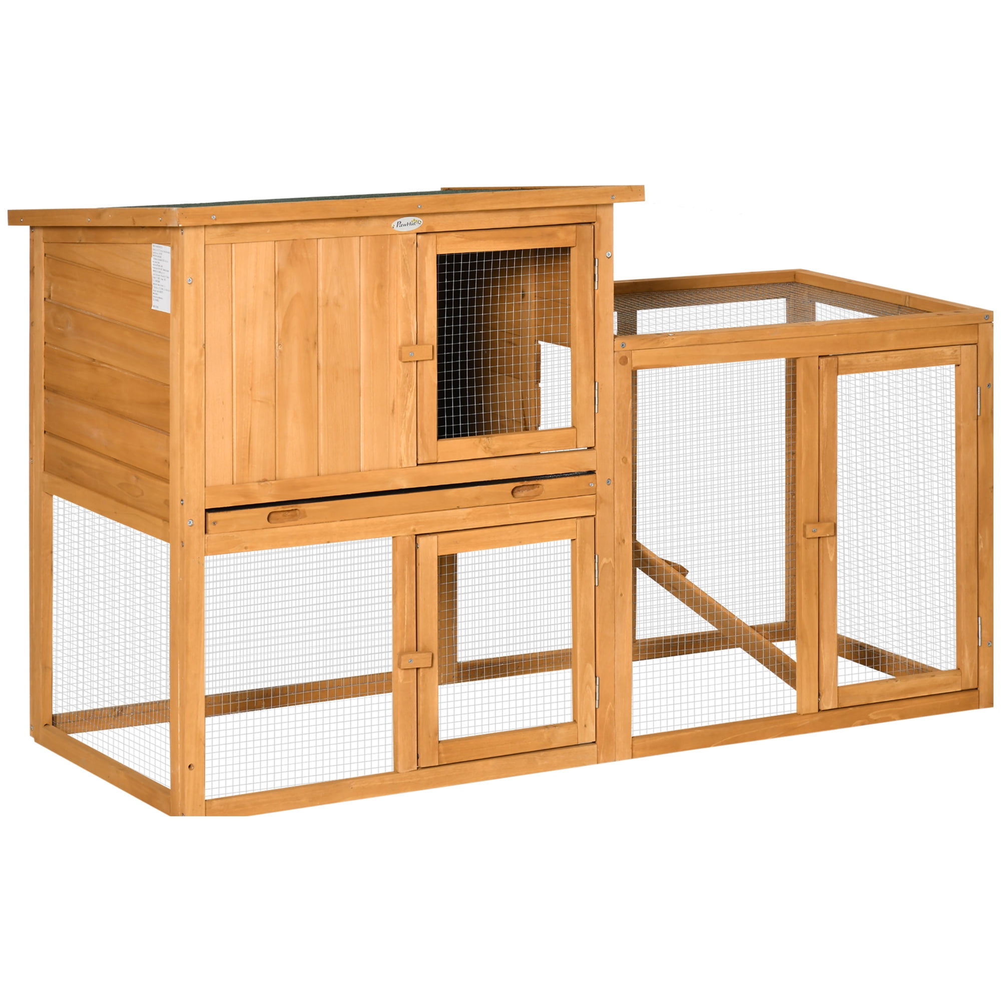 wooden animal hutch