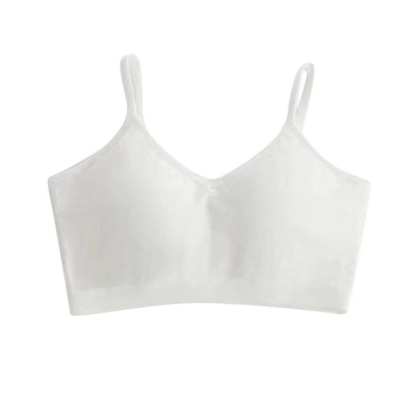 XuJwPNcy Yoga Bras for Women No Underwire Crop Workout Camisole Bras Spaghetti Straps Bralette Soft Comfy Sports Bras