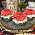 thumbnail image 2 of DEZICAKES Fake Food- Fake Cake- Home Decoration Cake Display- Artificial Cake- Cake Decor-Fake Cupcakes--Realistic Fake Food -  1 Fake Christmas Cupcake, 2 of 4