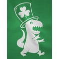 thumbnail image 2 of Boys Proud Irish T Rex Dinosaur Clover Hat Kids St Patricks Day Cute Gift Toddler Kids T Shirt, 2 of 6