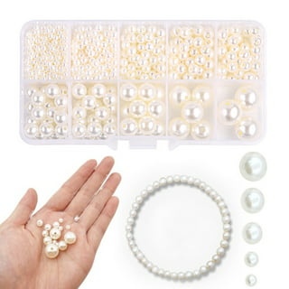 Mixed Size Light Coffee Pearl Resin Flatback Beads Jewelry Making