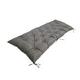 thumbnail image 1 of Garden Bench Cushion Patio Cushion suave cómodo con el rectángulo de almohadilla de asiento de algodón de pp para settee tumbo silla de patio loveseat Gris oscuro, 1 of 9