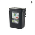 thumbnail image 1 of 3/5L Punch-free Wall-mounted Trash With Lid Hanging Tube Bin Kitchen Garbage Can Tools Trash S5J8, 1 of 6