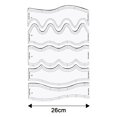 thumbnail image 4 of YAOMOBB Patchwork Quilting Tools 5 Pcs Quilting Templates Free Stencils Wave Acrylic Ruler Set Long Transparent Precision Tools for Machine Quilting Patchwork, 4 of 6