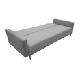 thumbnail image 4 of Sofá Cama Reclinable Paris Lino Plata, Brazos separados, Futon 3 Posiciones EL BAZAR STORE Moderno abotonado, 4 of 8