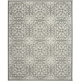 thumbnail image 4 of Nourison Jubilant Geometric Floral Ivory/Grey 8'6" x 12' Area Rug, (9' x 12'), 4 of 9