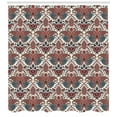 thumbnail image 3 of Ambesonne Paisley Shower Curtain, Oriental Persian, 69"Wx84"L, Dried Rose Mauve, 3 of 3