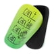 thumbnail image 3 of Mini espinilleras para jugadores de fútbol, 2 piezas, espinilleras pequeñas, espinilleras, protección para espinilleras para adultos, espinilleras de Amarillo Verde S, 3 of 8