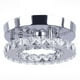 thumbnail image 1 of Lámpara de pasillo de cristal de acero inoxidable redonda LED, lámpara de pasillo de entrada minimalista moderna, lámpara de vestíbulo, 1 of 5