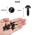 thumbnail image 2 of 100 Ojos de Ganchillo de Seguridad de PláStico una Granel con 100 Arandelas para Manualidades de Ganchillo (0,24 Pulgadas/0,236 Pulgadas), 2 of 5