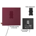 thumbnail image 3 of Speaker Wall Mount Bracket, Metal Strong Load Bearing Speaker Wall Bracket Front Hidden Design  for Living Room, 3 of 7