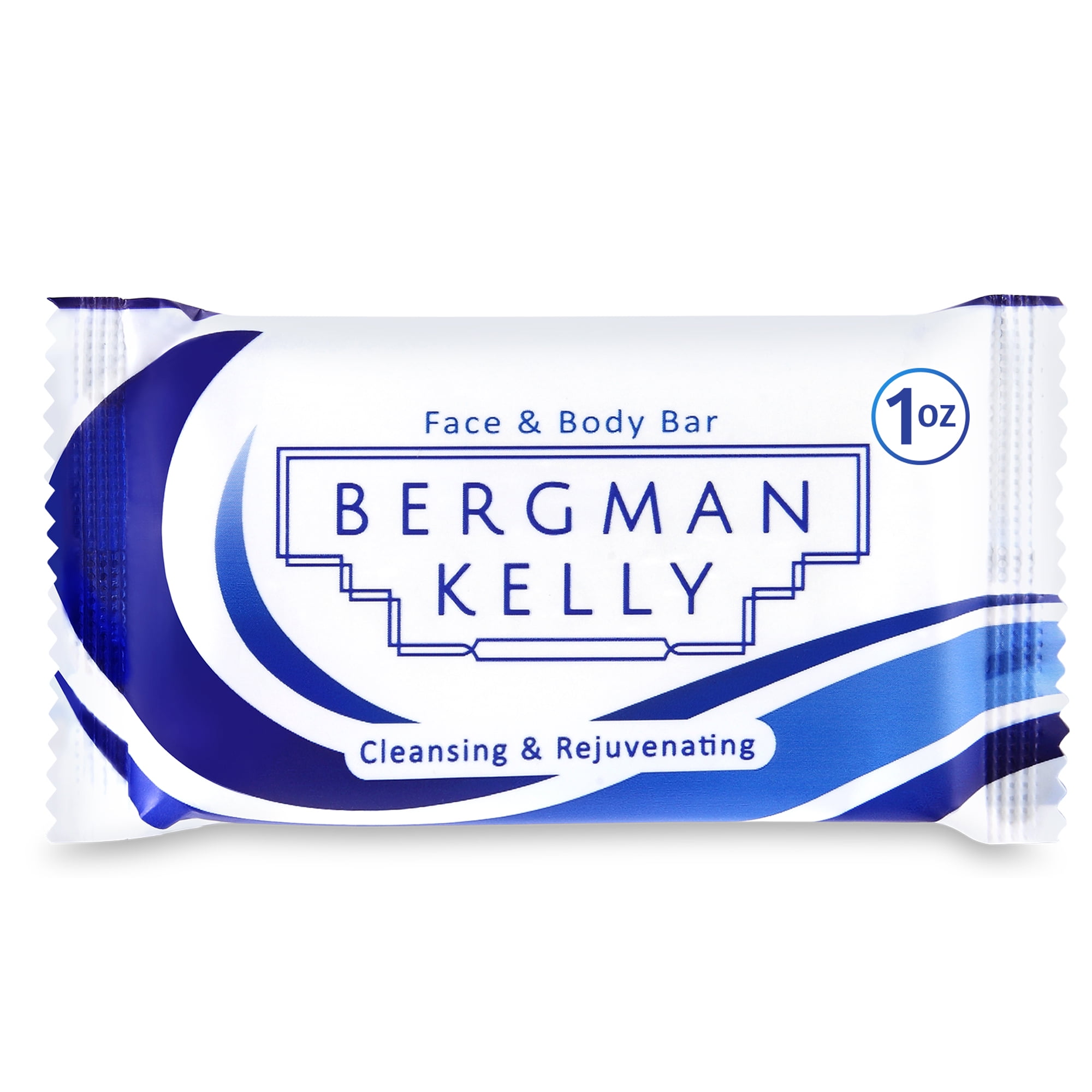 BERGMAN KELLY 1 oz Sanitary Travel Soap Bars, 100 Pack (US Company