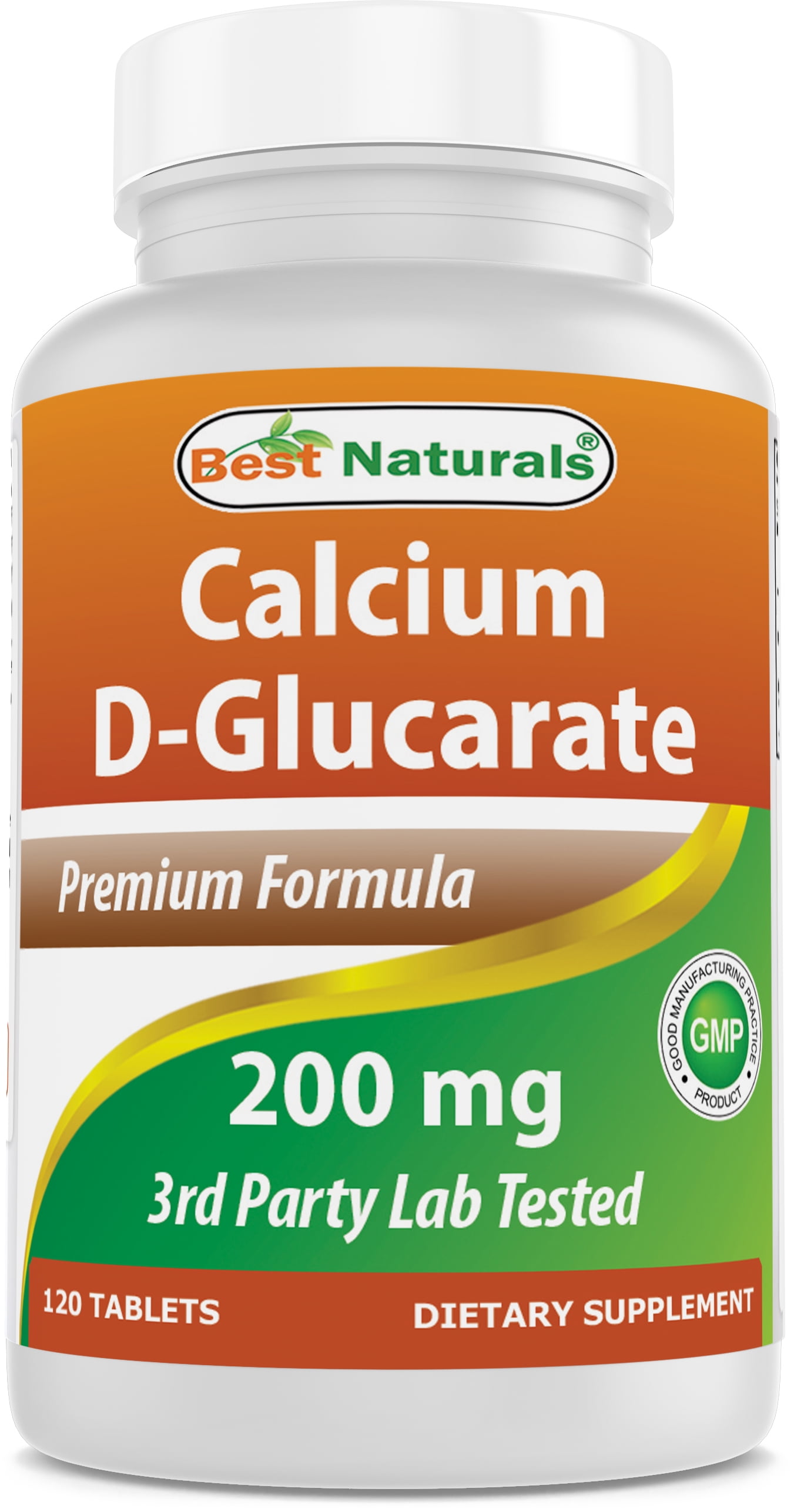 Best Naturals Calcium DGlucarate 200 mg 120 Tablets