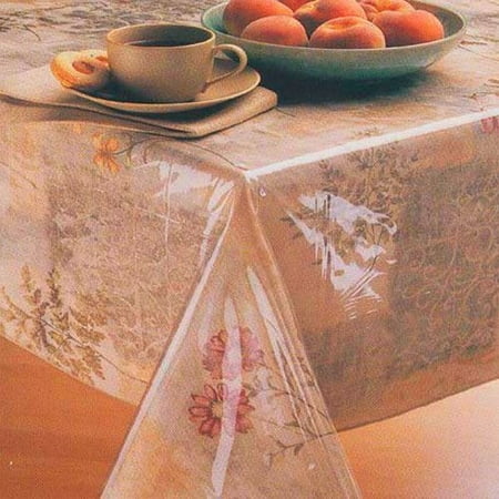 Carnation Home Fashions Oblong, 54'' x 72'' Vinyl Tablecloth Protector