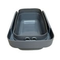 thumbnail image 3 of Self Cleaning Cat Litter Box Waste Collection Bin Sturdy ABS Material Compact Size 385x235x145mm for Smart Pet Toilets, 3 of 9