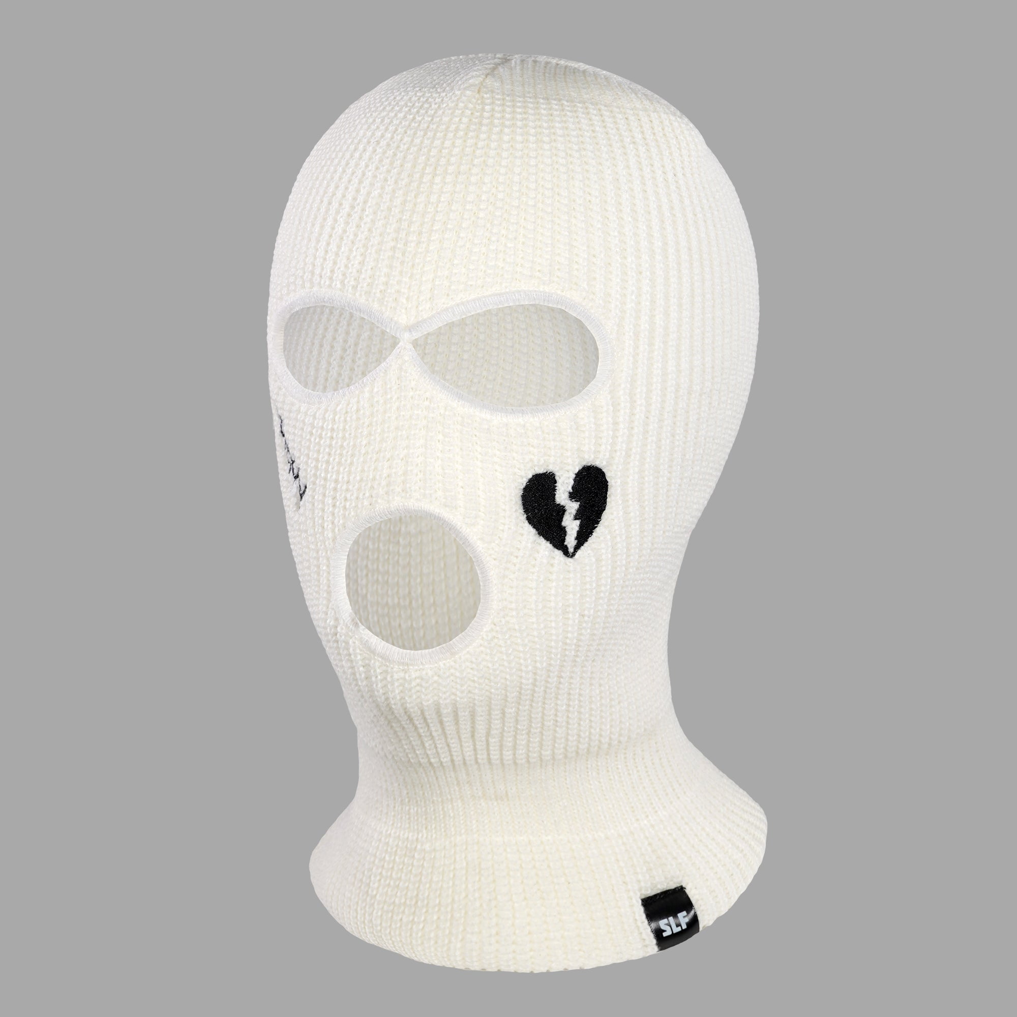 BRKN White Ski Mask