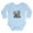 Sky Blue, variant on CafePress - Kiniart Elephant Long Sleeve Infant Bodysuit - Long Sleeve Cotton Baby Bodysuit