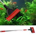 thumbnail image 3 of Suodoka Telescopic Aquarium Cleaner Brush – Ergonomic Handle, 3‑Head Brush, Stainless Steel Rod, Algae Scraper for Fish Tank Glass, 3 of 6