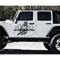 thumbnail image 4 of Decal ~ Off Road 4x4 with Tire Track Auto or Wall Decal 22" x 36" Black, 4 of 4