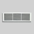 thumbnail image 1 of Air Return Grille 8″x30″ Faceplate 10″x32″ – Cast Aluminum HVAC Vent Cover Decorative Powder Coated Re-Paintable for Walls, Ceilings, Floors – Linear Design (VR-109, 1 of 7