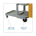 thumbnail image 6 of Boardwalk Janitor's Cart, Three-Shelf, 22w x 44d x 38h, Gray -BWKJCARTGRA, 6 of 7