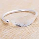 thumbnail image 2 of Brazalete de Plata de Ley 925 a la moda para mujer, brazalete ajustable con forma de hoja abierta, joyería de fiesta para niñas, regalos de navidad, 2 of 2