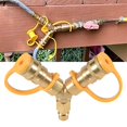 thumbnail image 5 of 3/8 Inch Y-splitter Natural Gas Quick Connect Adapter,suitable For Natural Gas Grill,generator, Patio Firepit,etc., 5 of 5