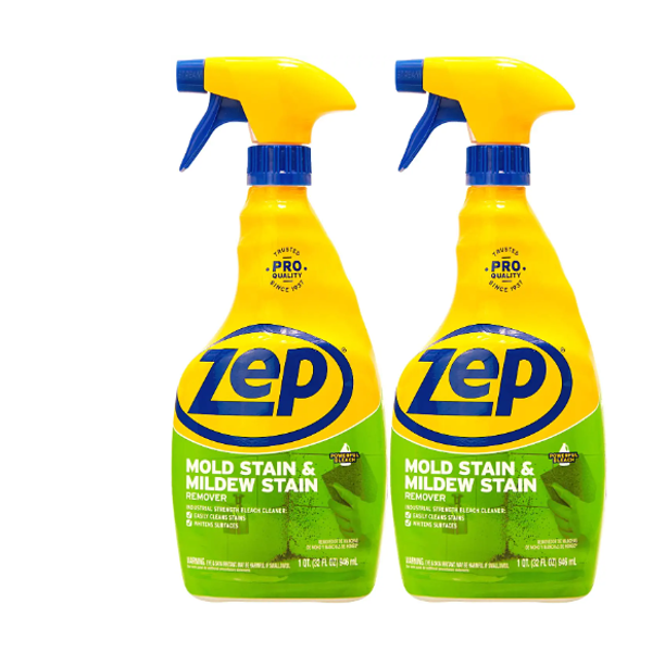 Zep Mold Stain and Mildew Stain Remover 32 Ounce (Pack of 2