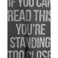 thumbnail image 5 of Humor Standing Too Close Men's and Big Men's Graphic T-shirt, 5 of 6