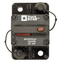 BUYERS PRODUCTS CB200PB Circuit Breaker, Hi-Amp, Black