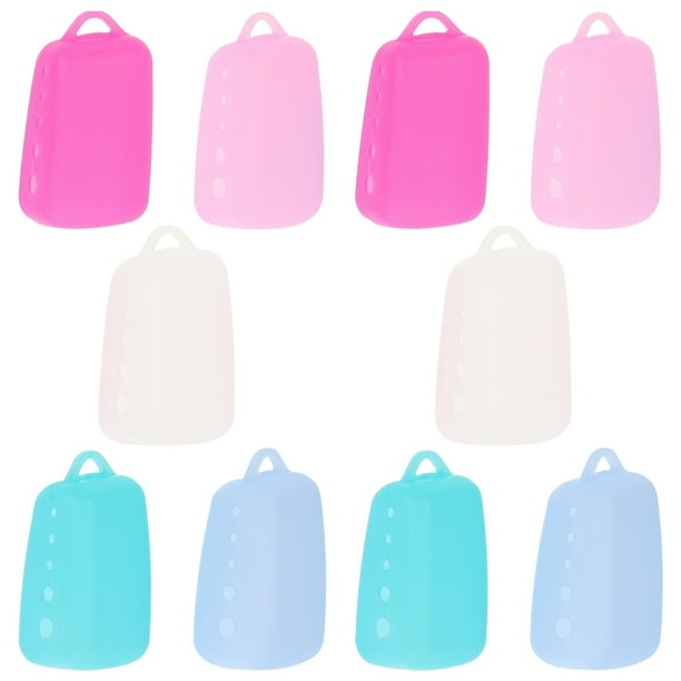 10 fundas para cabezales de cepillo de dientes, accesorios para cepillos de dientes, tapa de viaje para cepillo de dientes.