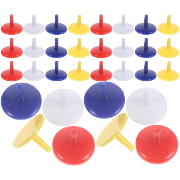 Worgeous  50 Pcs Golf Position Marker Ball Marking Tool Tee Markers Balls