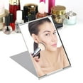 thumbnail image 5 of Small Travel Mirror Portable Folding Mirror Compact Pocket Mirror For Camping Shaving And Makeup Silver, 5 of 6