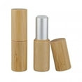 thumbnail image 2 of 2 piezas de tubo de lápiz labial vacío de bambú, botella de bálsamo labial, botellas de brillo de labios portátiles para mujeres y niñas, regalo de , B, 2 of 8