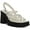 White Leather, variant on Steve Madden Womens Kalani Leather Strappy Platform Sandals