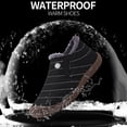 thumbnail image 5 of Tawop Rain Boots For Boys,Couples Comfortable Casual Shoes Men Winter Water-Resistant Flat Fur Lined Boots Black Knee High Boots Snow Boots For Women, 5 of 9