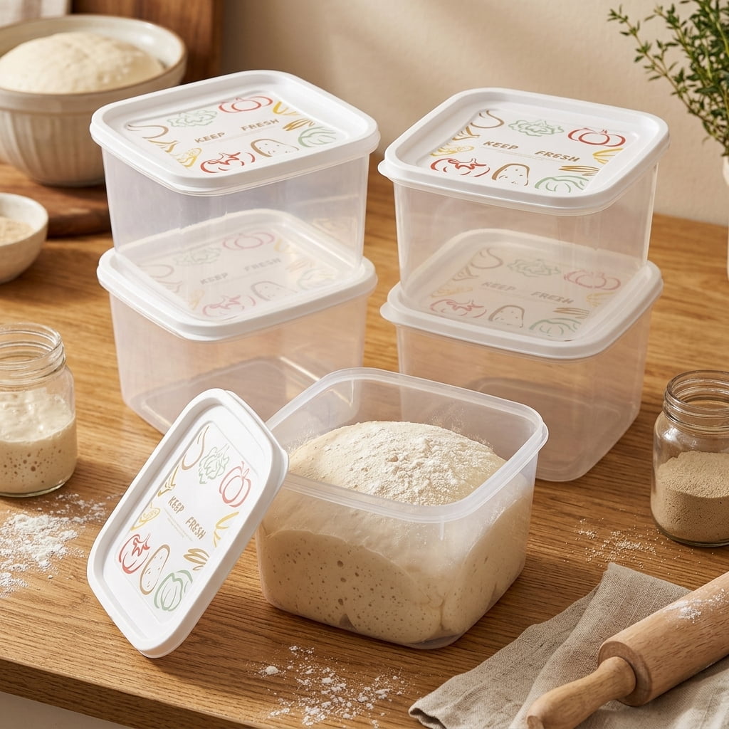Pizza Pack® Reusable BPA-Free Silicone Storage Container with 5