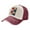 Dark Red, variant on Grunge Retro Panama Flag Distressed Baseball Cap Dad Hats for Men Women Vintage Trucker Hat Low Profile Ball Caps