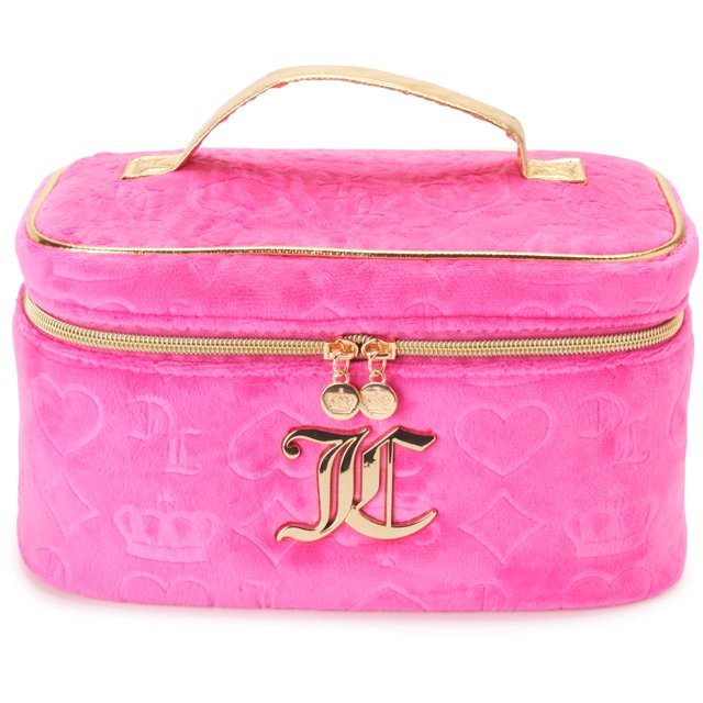 Juicy Couture Neceser De Cosméticos Mujer - Estuche De Viaje Para Maquillaje Y Artículos De Tocador Organizador Talla Única Rizo Rosa