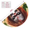 thumbnail image 2 of Lsque Chucky Print Christmas Tree Skirt, Tree Skirt with Ties or Velcro, Perfect for Holiday Decorations, Halloween, and New Year-30", 2 of 7