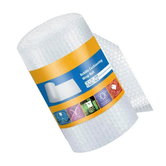 Wosthever Bubble Cushioning Wrap Roll Air Bubbling Shipping Party Rolls Favors Filler Packaging Box Gifts Wedding Decor Film Supplies Almacenamiento y organización del hogar Blanco 0.4*3 m Wosthever HA041955-02