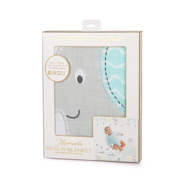 Bananafish Studio Neutral Moments Baby Blanket Walmart Com Walmart Com