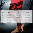 thumbnail image 3 of Yeaiivve Women's Halloween Leggings Footless Color Block Bats Skinny Pants Stretchy Butt Lift Workout Legging Cozy Tummy Control Pilates Yoga Pants L, 3 of 6