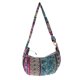 thumbnail image 2 of Bolsos bohemios Yinane para mujer bandolera Hobo de lona Azul + púrpura, 2 of 8
