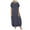 Blue, variant on Spring Dresses for Women 2024, Women Casual Polka Dot Short Sleeve Round Neck Maxi Dress, Sundresses for Women , Spring Dresses for Women 2024 Brown
