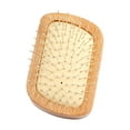 thumbnail image 1 of Cepillo de madera natural para el cabello, masajea el cuero cabelludo y desenreda el cabello., 1 of 5
