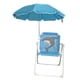 thumbnail image 4 of Silla de camping para niños con sombrilla, silla de playa para viajes, camping, picnic azul, 4 of 9