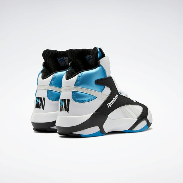 Reebok Footwear Men Shaq Attaq Shoes Ftwwht Cblack Azure Walmart