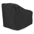 thumbnail image 3 of Modern Leisure Black Diamond Patio Swivel Lounge Chair Cover, Waterproof, 37.5"L X 39.25"W X 38.5"H, Black, 2 Pack, 3 of 12